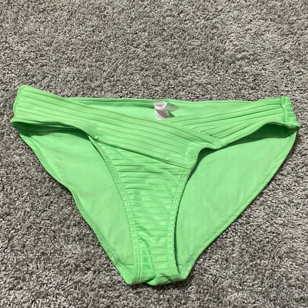 NOBO Neon Green Bikini Bottoms. Size L